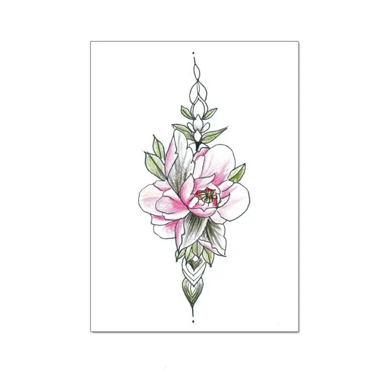 SKU_01_SYB103 Combine Softness and Strength with This Feminine Tattoo Sticker