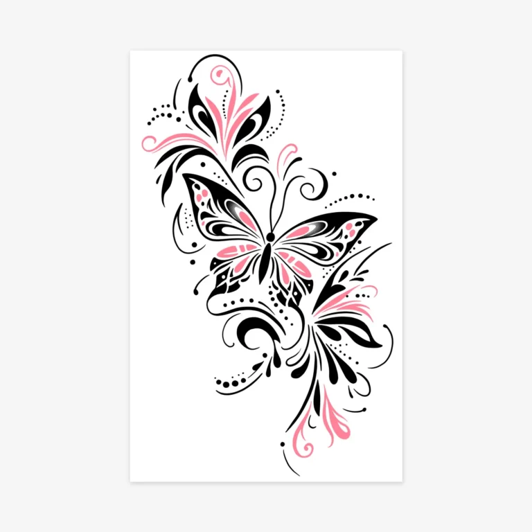 Lasting tattoos that stay vibrant for days. Colorful butterfly and floral design, waterproof, easy apply. Free shipping $38+. Shop now.