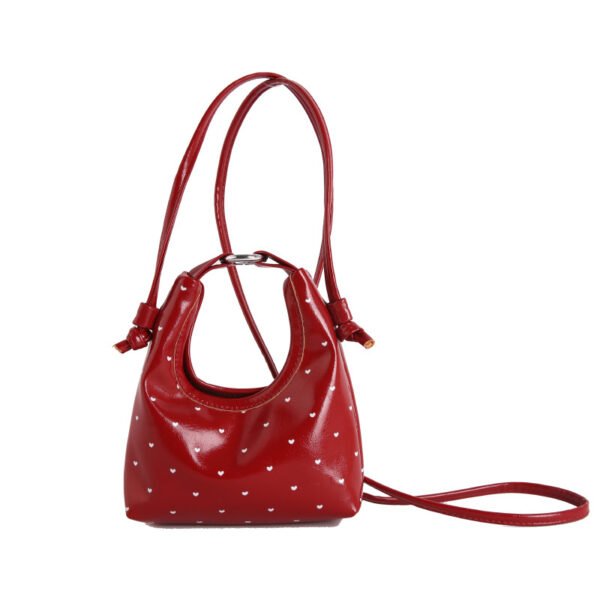 Mini Top Handle Bag – Polka Dot Small Phone Purse for Women