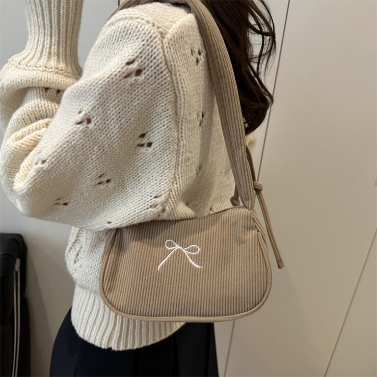 Shoulder bag for women with butterfly print. Lightweight casual hobo purse. Fits phone and daily essentials.