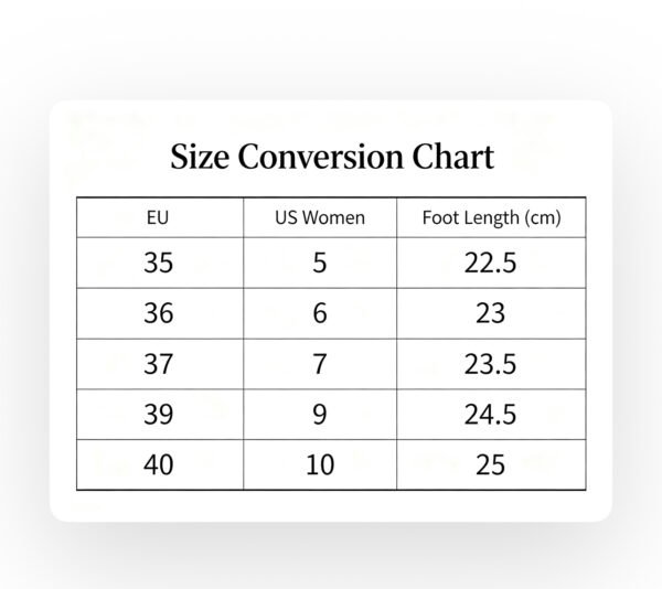 sandals size