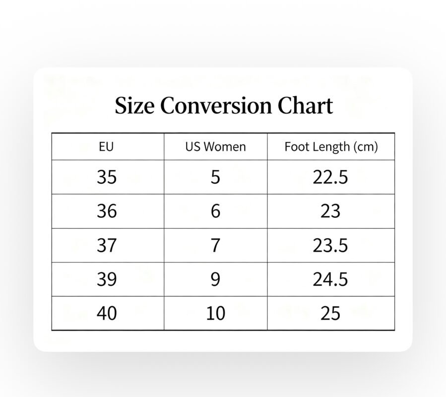 sandals size