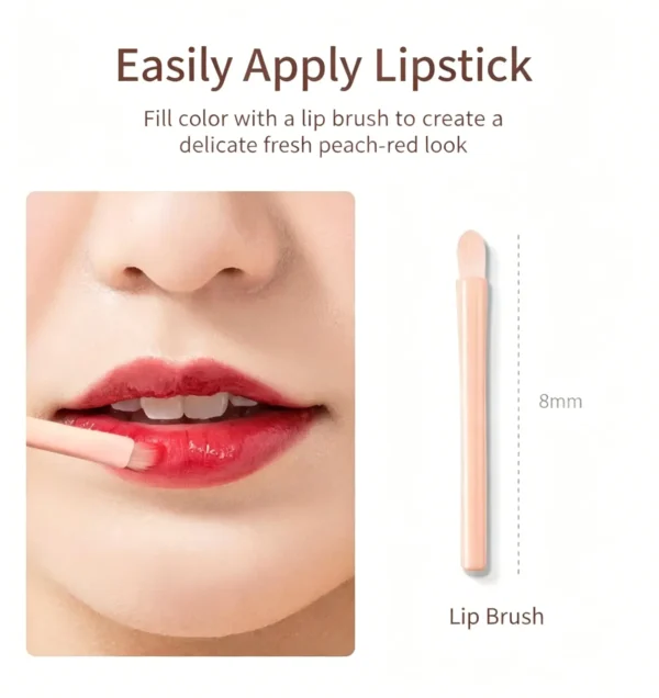 A travel makeup brush set with 4 retractable brushes. Powder, blush, eyeshadow in one portable kit.