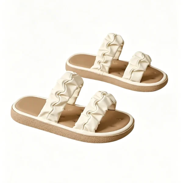 Cloud comfort women's slide sandals. Lightweight, breathable, and perfect with dresses or jeans.