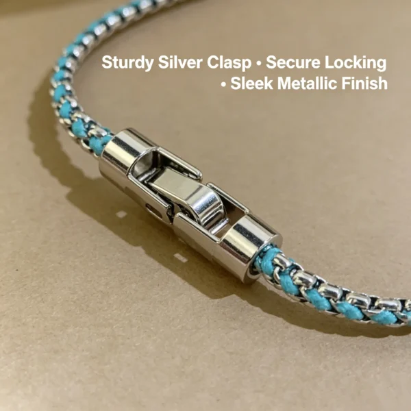 A tennis bracelet with sliding bead charm and vine design. Adjustable, stackable, and perfect for daily wear or gifting. Lightweight and tarnish-resistant.