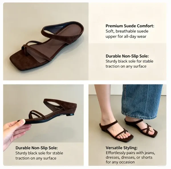 T strap block heels with square toe and vintage inspired low block heels. Comfortable for work or daily wear. Available in black and brown.