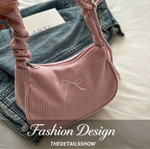 Shoulder bag for women with butterfly print. Lightweight casual hobo purse. Fits phone and daily essentials. 