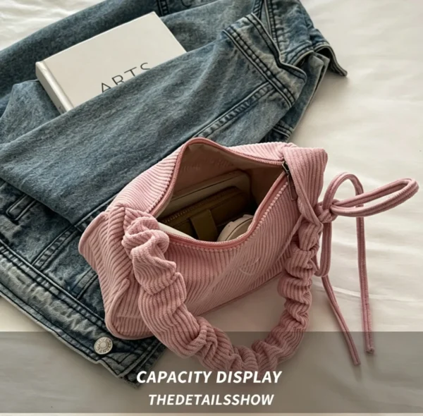 Shoulder bag for women with butterfly print. Lightweight casual hobo purse. Fits phone and daily essentials. 