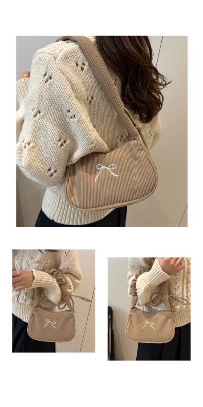 Shoulder bag for women with butterfly print. Lightweight casual hobo purse. Fits phone and daily essentials. 