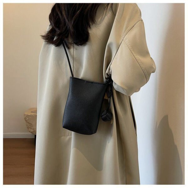 Mini Crossbody Bag – Small PU Leather Square Purse for Women