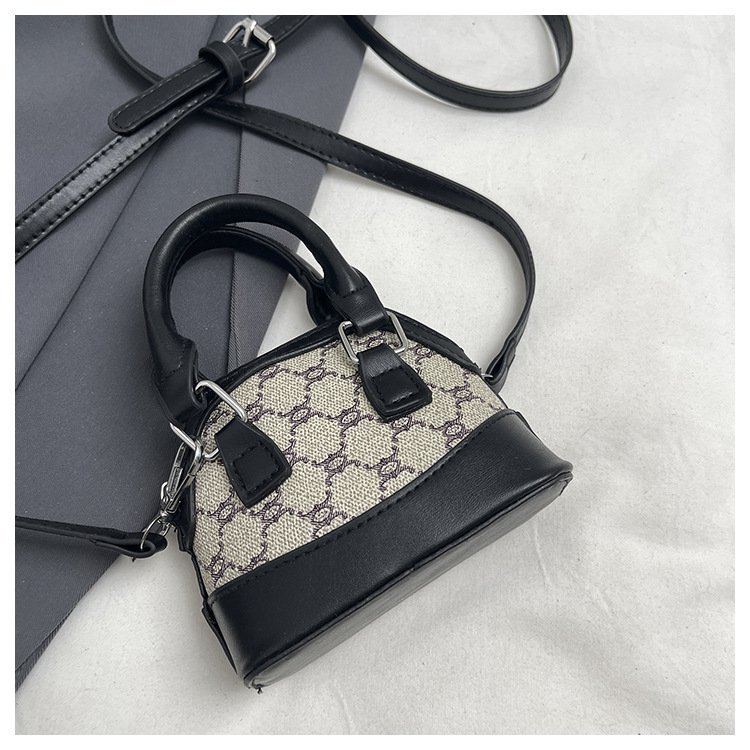 详情_22 Mini satchel bag in shell shape. Small PU leather crossbody purse for women