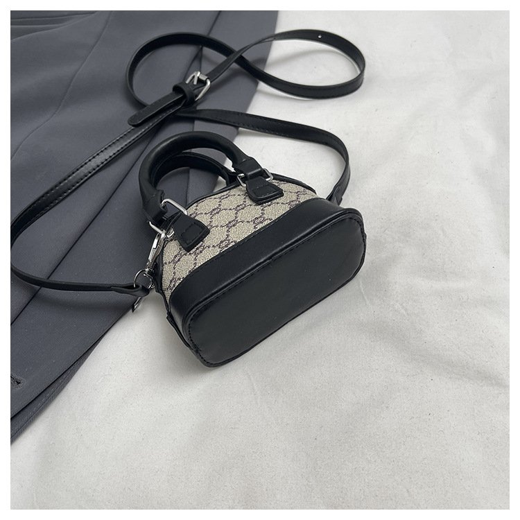 详情_24 Mini satchel bag in shell shape. Small PU leather crossbody purse for women