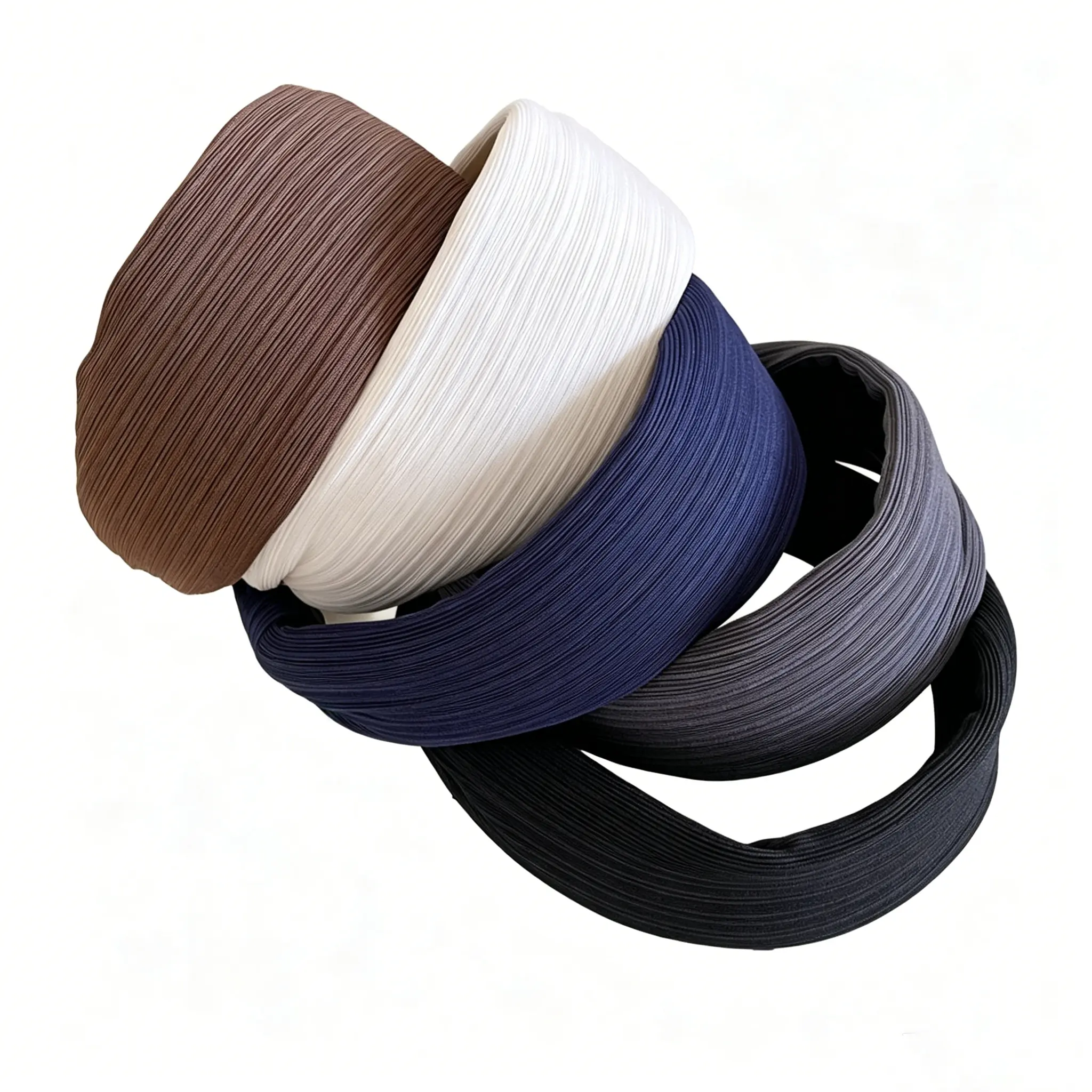 微信图片_20260612115949_747_3 Wide headband with high crown lift. Solid color Korean hair band for daily wear. Soft and stretchy.
