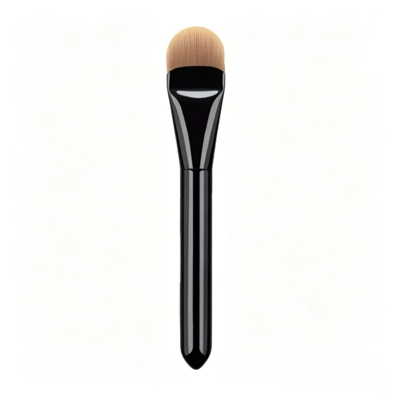 Flat Foundation Brush – Tongue Shaped Thin Liquid Makeup Brush for Women