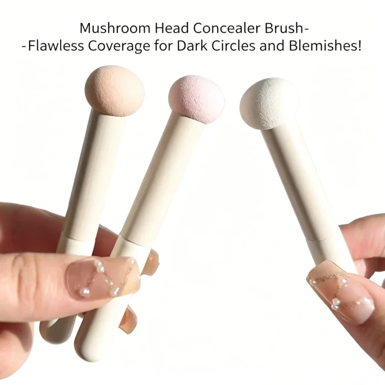 Concealer Sponge Brush – Mushroom Head Under Eye Applicator for Women
